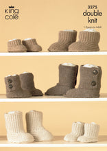 Load image into Gallery viewer, King Cole  Baby Accessories(hats,booties,shawls,blankets)Patterns
