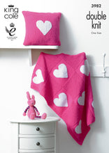 Load image into Gallery viewer, King Cole  Baby Accessories(hats,booties,shawls,blankets)Patterns