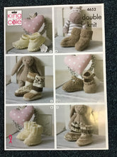 Load image into Gallery viewer, King Cole  Baby Accessories(hats,booties,shawls,blankets)Patterns