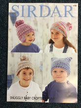 Load image into Gallery viewer, Sirdar Baby Accessories(hats,booties,shawls,blankets)Patterns