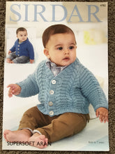 Load image into Gallery viewer, Sirdar Baby/Kids Aran Patterns