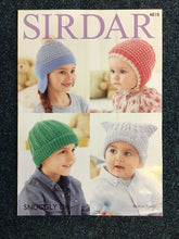 Load image into Gallery viewer, Sirdar Baby Accessories(hats,booties,shawls,blankets)Patterns