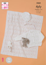 Load image into Gallery viewer, King Cole  Baby Accessories(hats,booties,shawls,blankets)Patterns