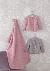 James C Brett  Baby Accessories(hats,booties,shawls,blankets)Patterns